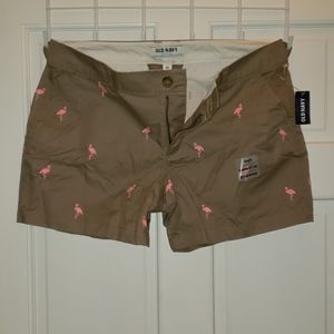 Old Navy flamingo shorts